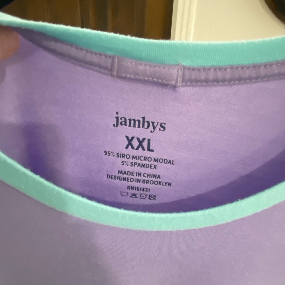 Women's Purple Pajama Top